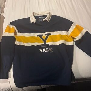 Yale Navy and Yellow Rugby Shirt